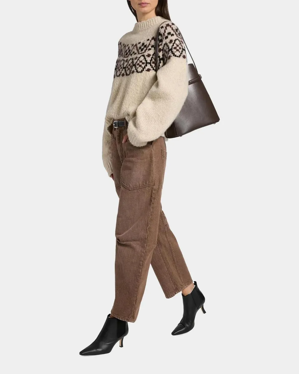 Nili Lotan Shon Barrel-Leg Ankle Jeans | Thumbnail 2