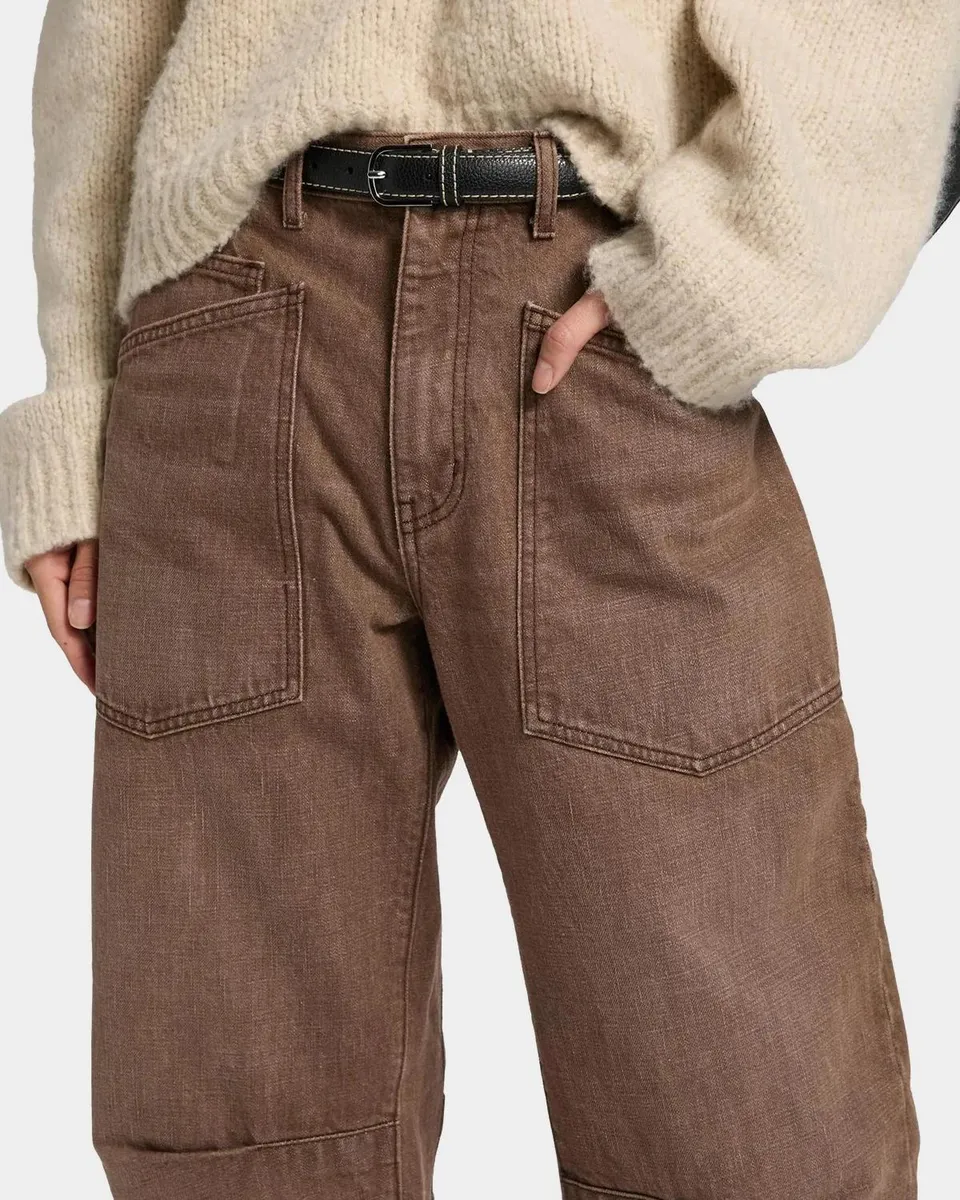 Nili Lotan Shon Barrel-Leg Ankle Jeans | Thumbnail 5