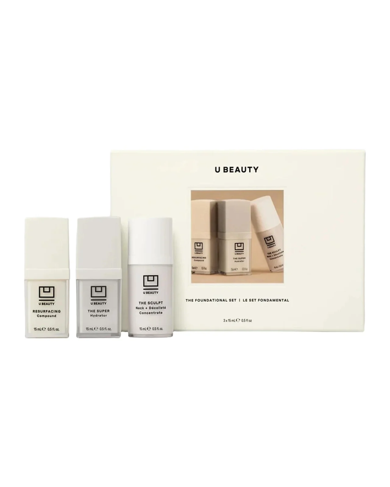 U BEAUTY ​​The Foundational 3-Piece Skincare Set