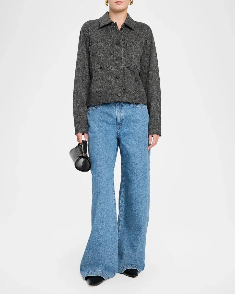 Vince Boxy Marled Jacket | Thumbnail 2 Vince Boxy Marled Jacket | Thumbnail 2