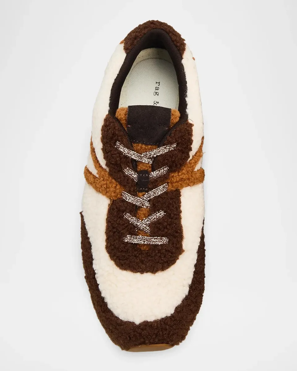 rag & bone Fleece Retro Runner Sneakers | Thumbnail 4