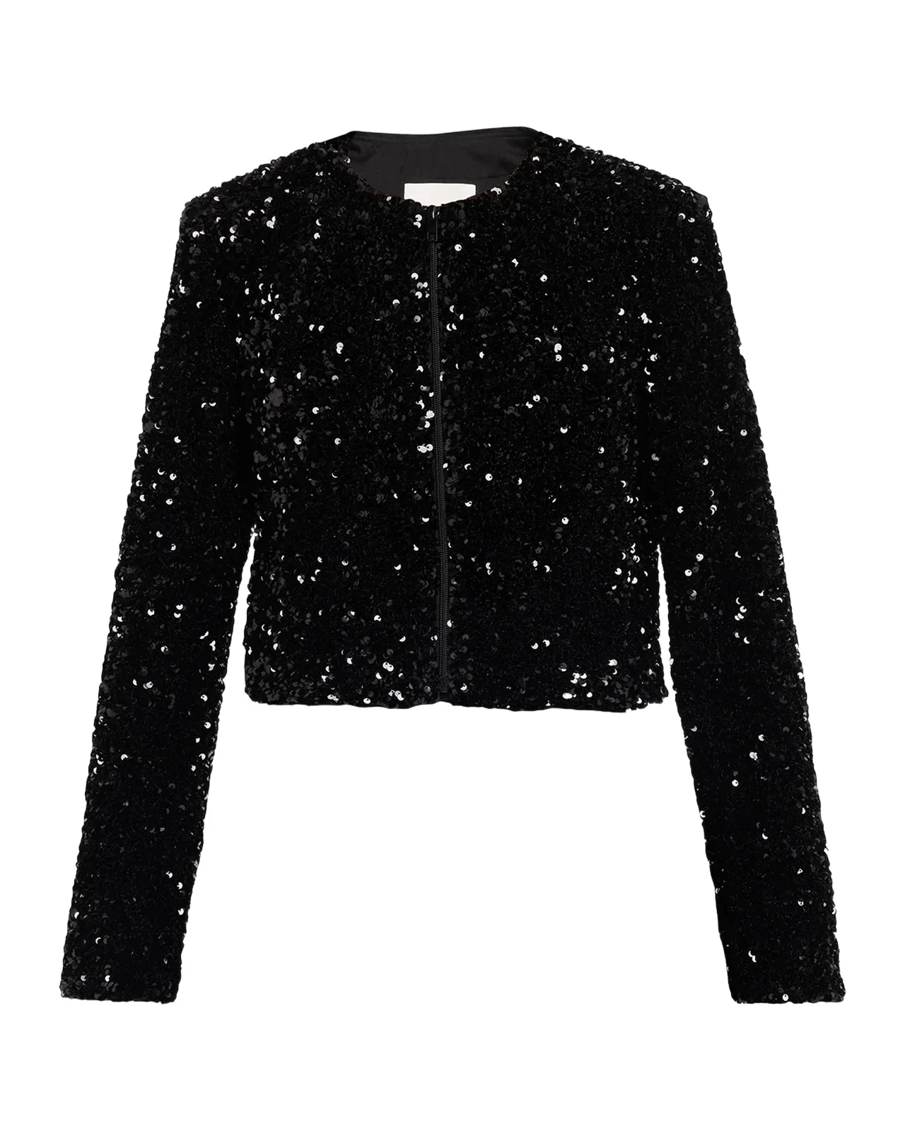 Vince Sequined Collarless Jacket