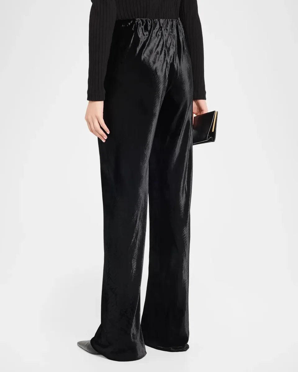 Vince Colette High-Rise Bias Velvet Pants | Thumbnail 3