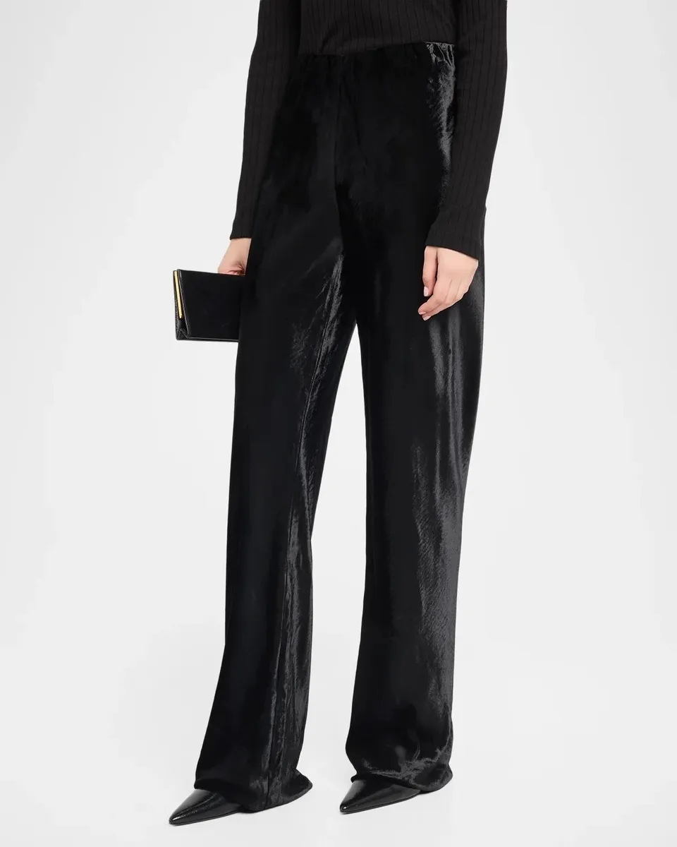 Vince Colette High-Rise Bias Velvet Pants | Thumbnail 4