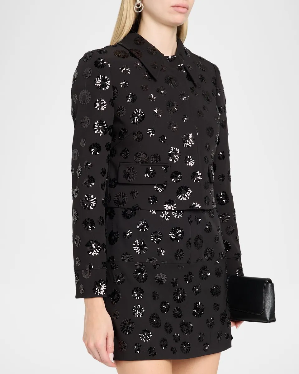 Milly Pia Sequin Jacket | Thumbnail 4 Milly Pia Sequin Jacket | Thumbnail 4