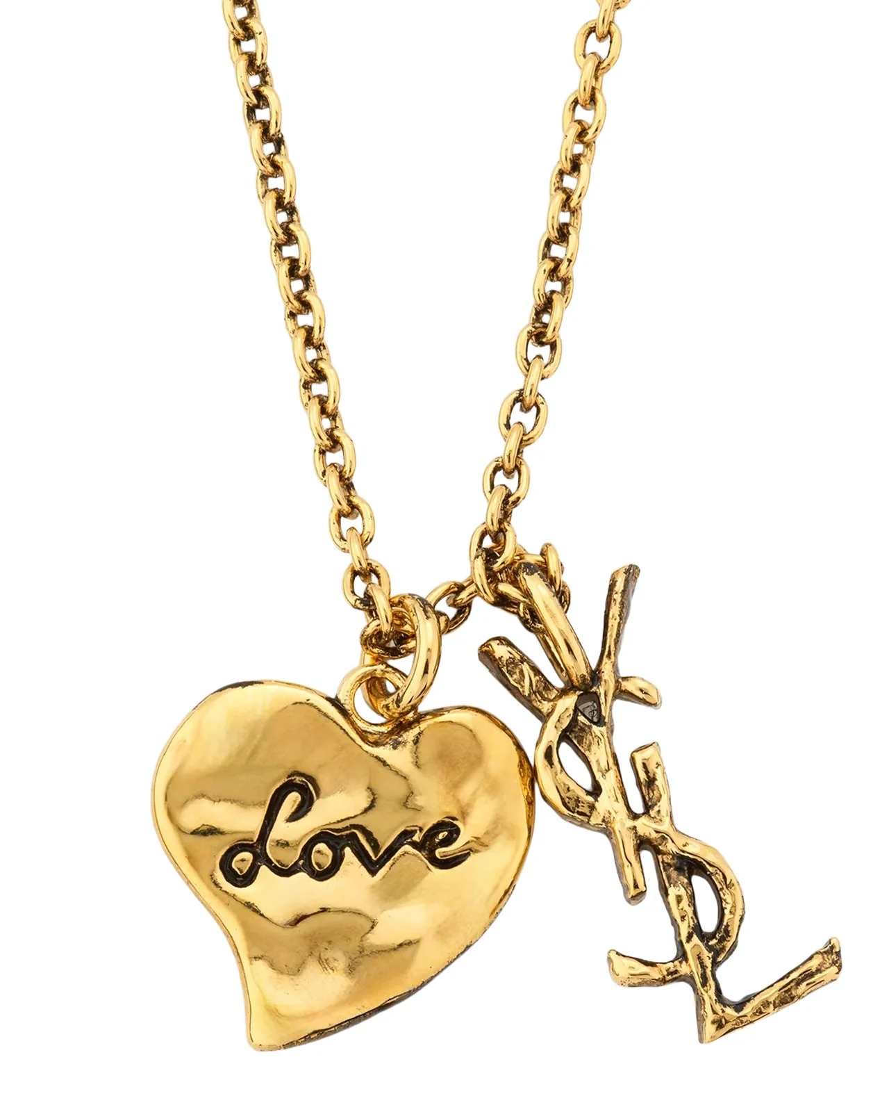 YSL Cassandre Heart Necklace