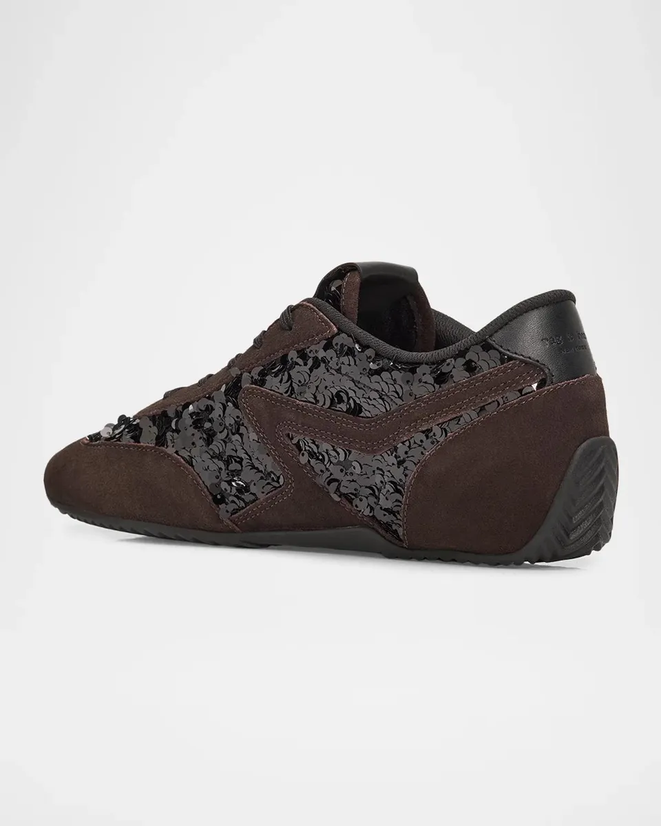 rag & bone Sequined Suede Retro Runner Sneakers | Thumbnail 2 rag & bone Sequined Suede Retro Runner Sneakers | Thumbnail 2