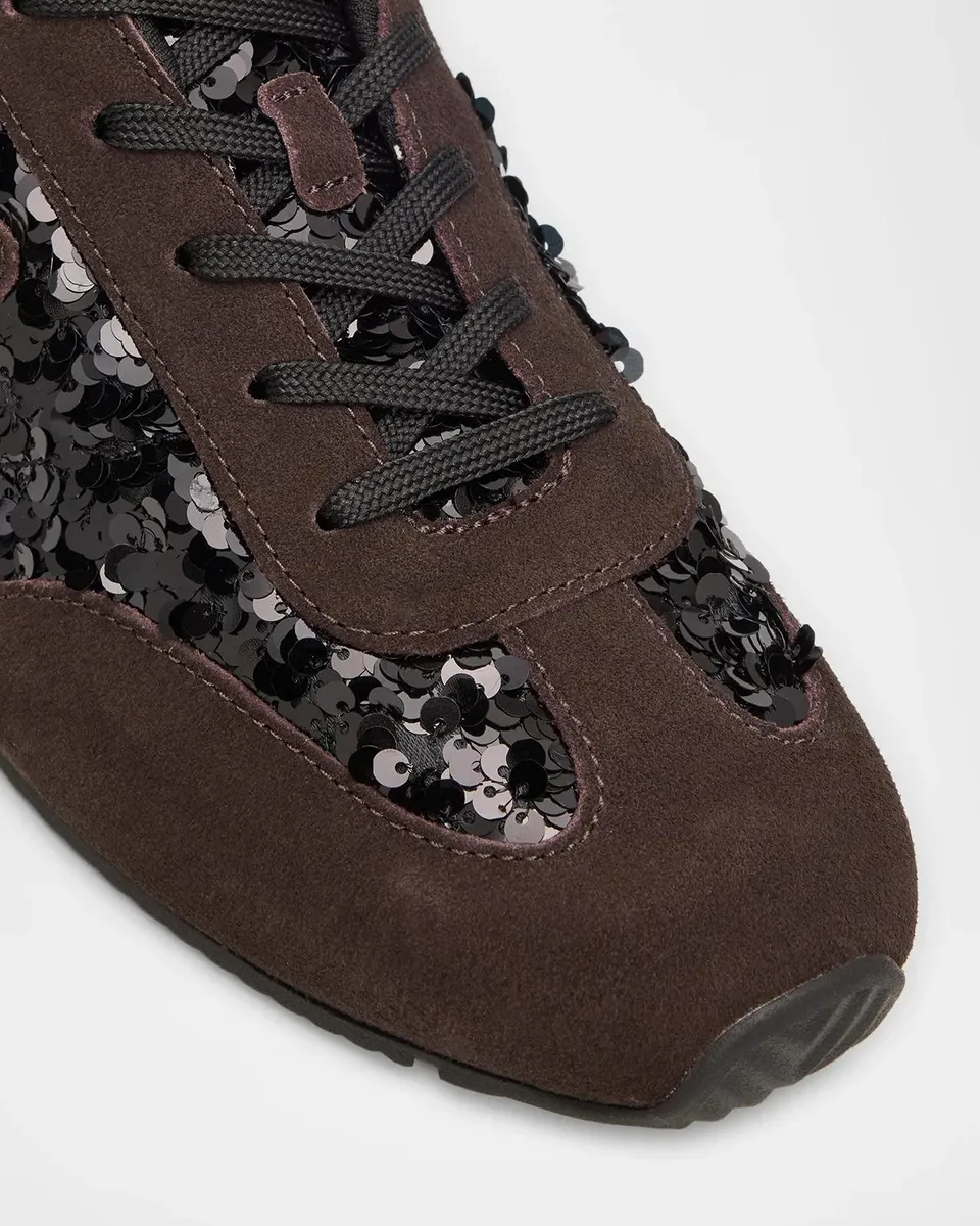rag & bone Sequined Suede Retro Runner Sneakers | Thumbnail 3 rag & bone Sequined Suede Retro Runner Sneakers | Thumbnail 3
