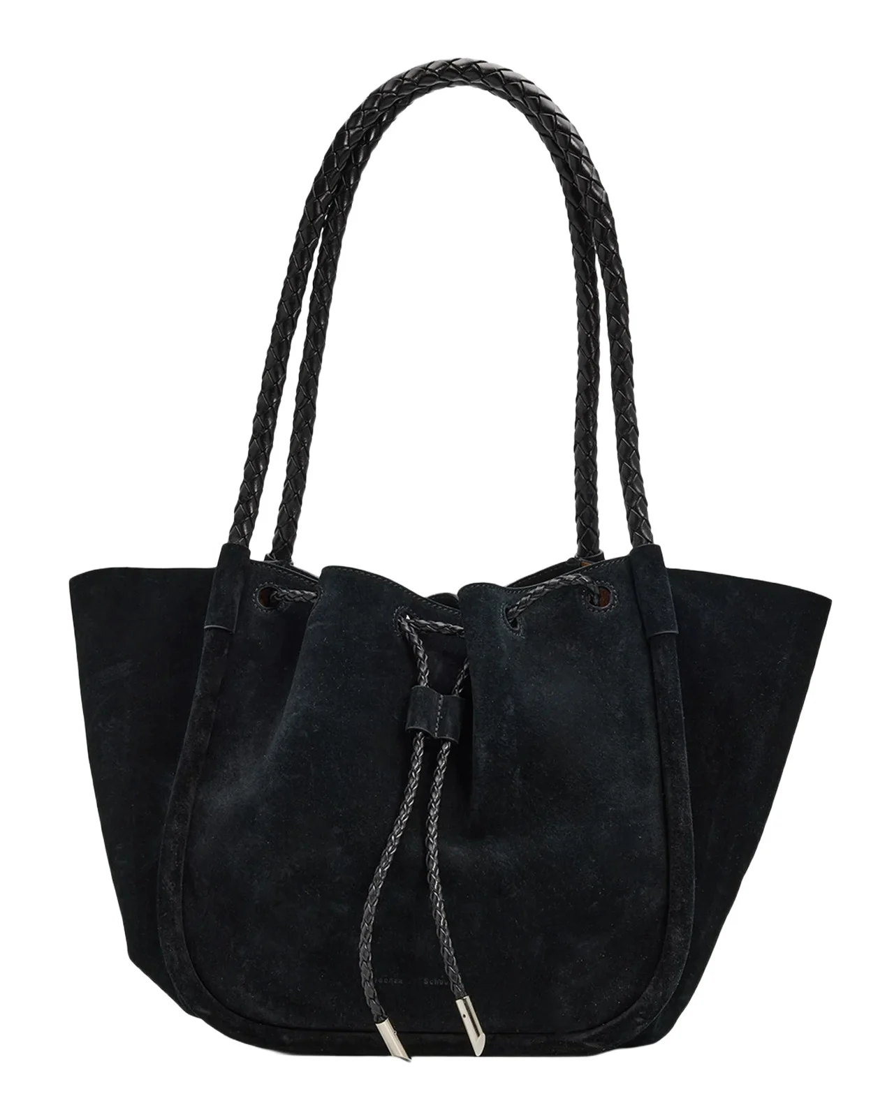Large Ruched Suede Tote Bag Large Ruched Suede Tote Bag