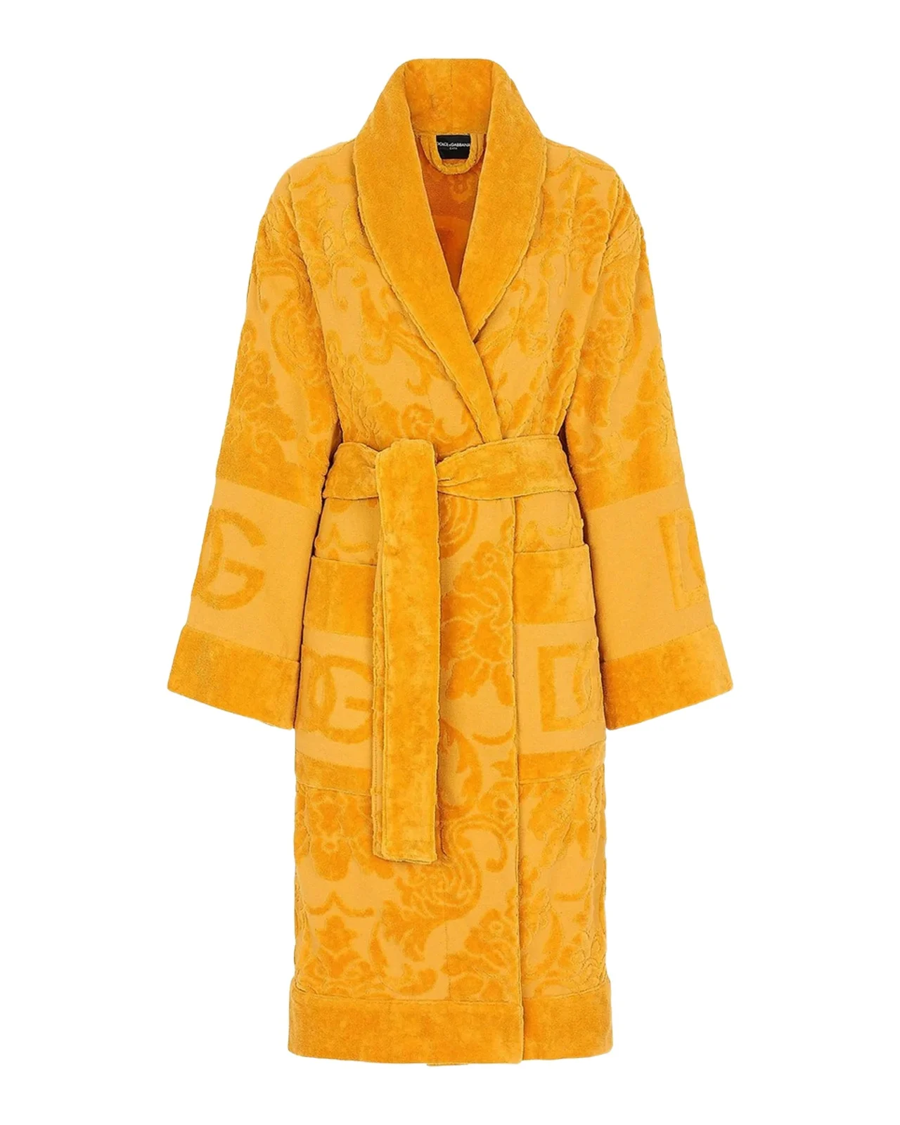 Dolce & Gabbana DG Logo Jacquard Bathrobe