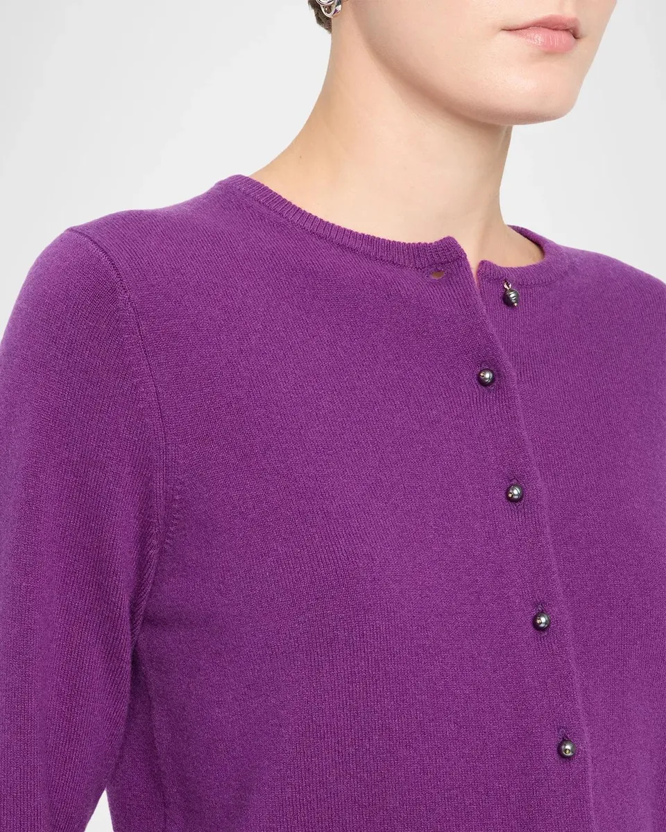 Vince Pearly Drop Button-Front Cardigan | Thumbnail 5 Vince Pearly Drop Button-Front Cardigan | Thumbnail 5