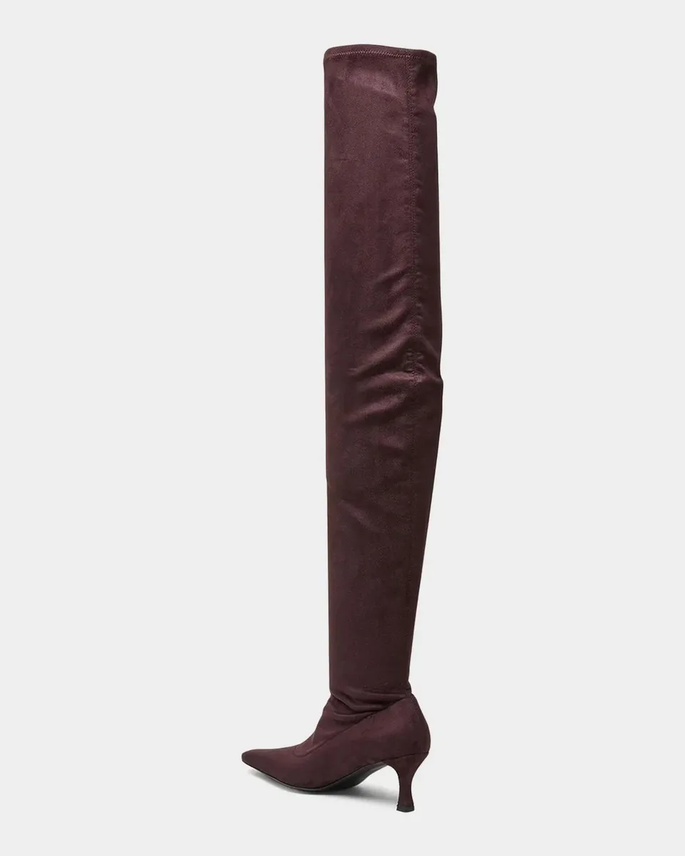Proenza Schouler 60mm Trap Suede Over-the-Knee Boots | Thumbnail 2