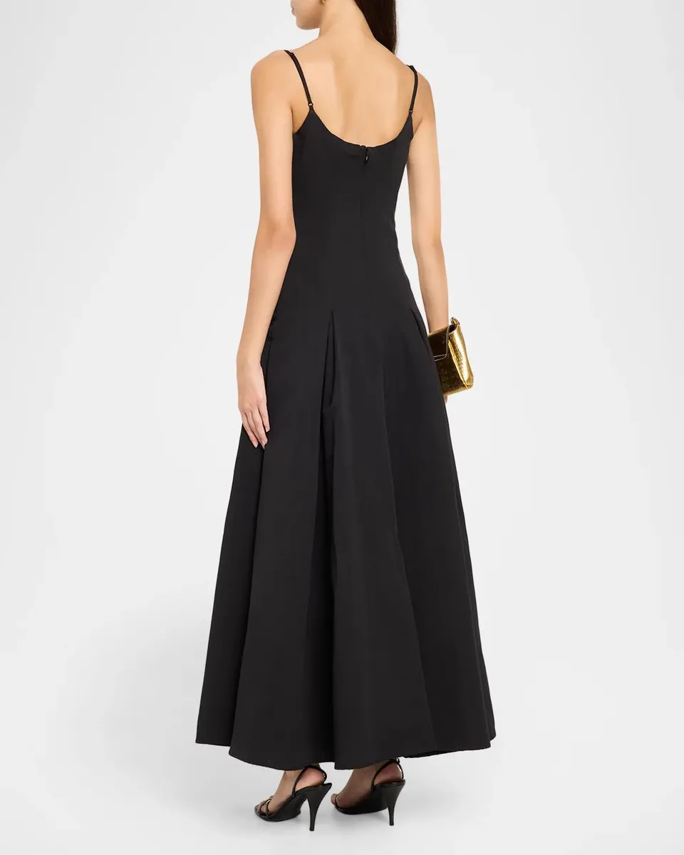 Staud Jill A-Line Maxi Dress | Thumbnail 3 Staud Jill A-Line Maxi Dress | Thumbnail 3