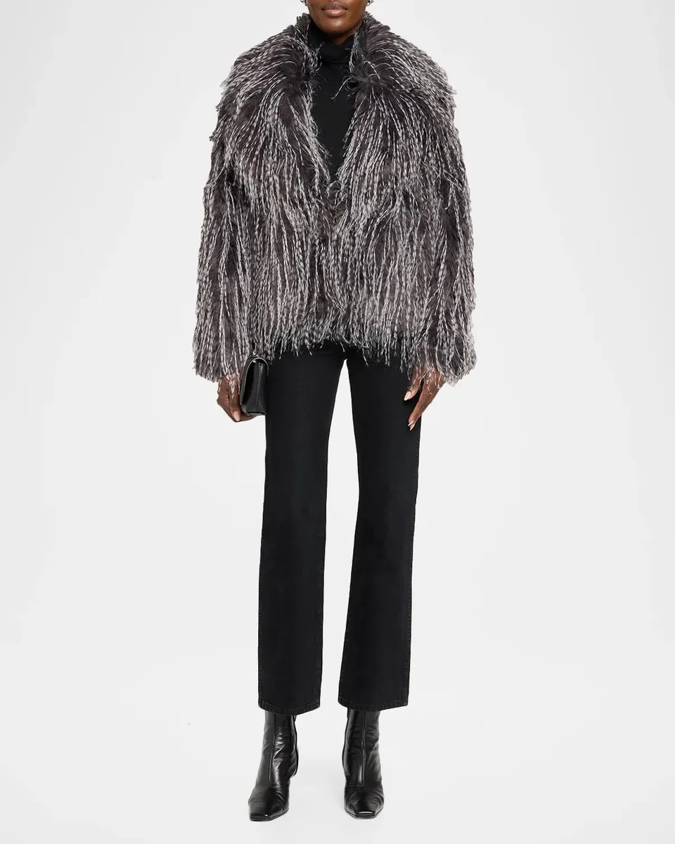 Staud Soprano Faux-Fur Jacket | Thumbnail 2 Staud Soprano Faux-Fur Jacket | Thumbnail 2