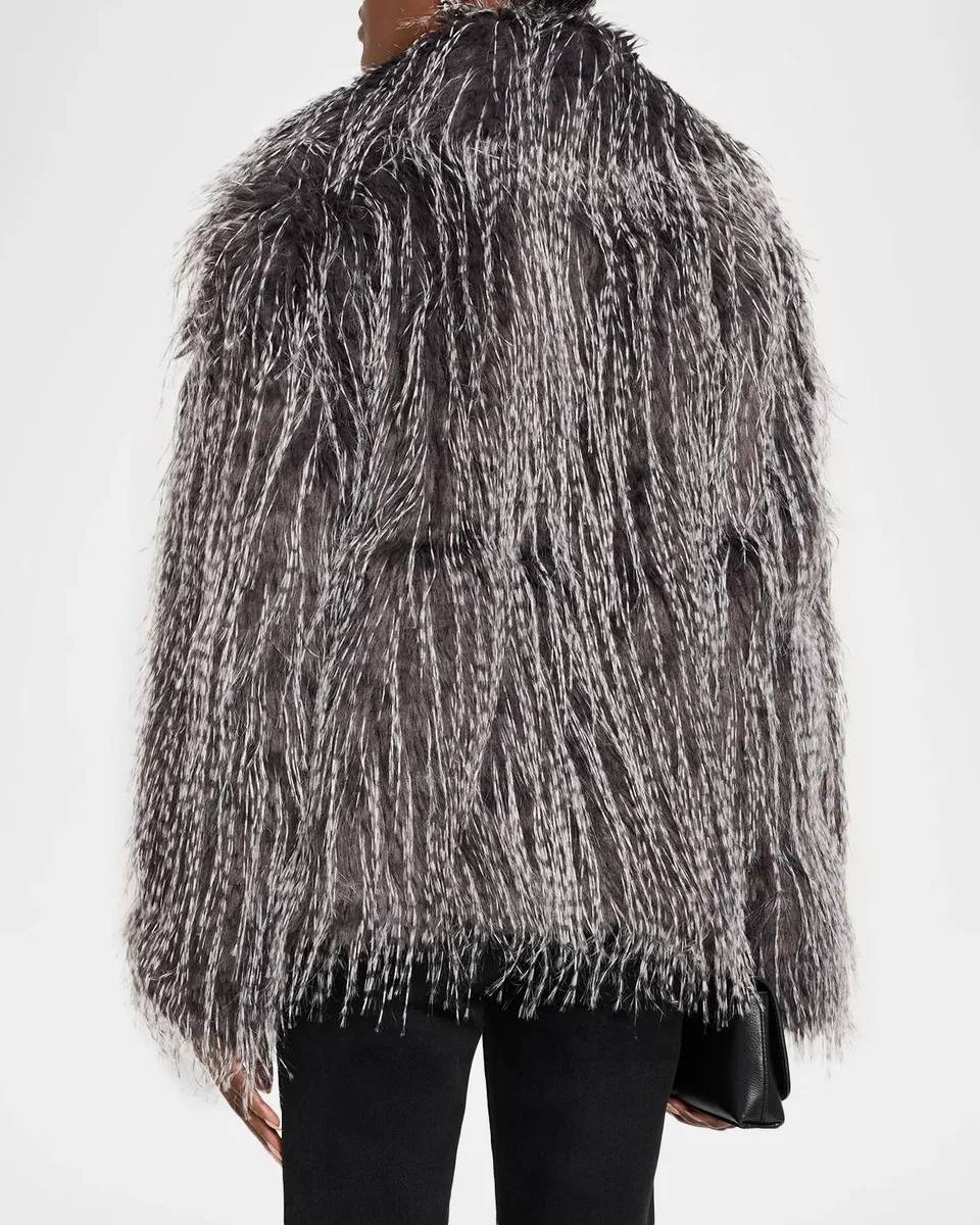 Staud Soprano Faux-Fur Jacket | Thumbnail 3 Staud Soprano Faux-Fur Jacket | Thumbnail 3