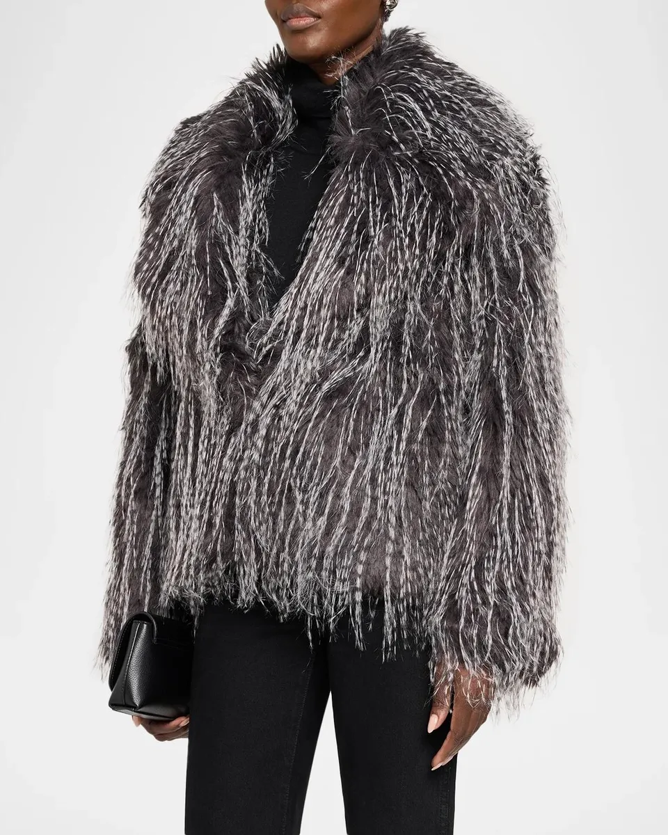Staud Soprano Faux-Fur Jacket | Thumbnail 4 Staud Soprano Faux-Fur Jacket | Thumbnail 4