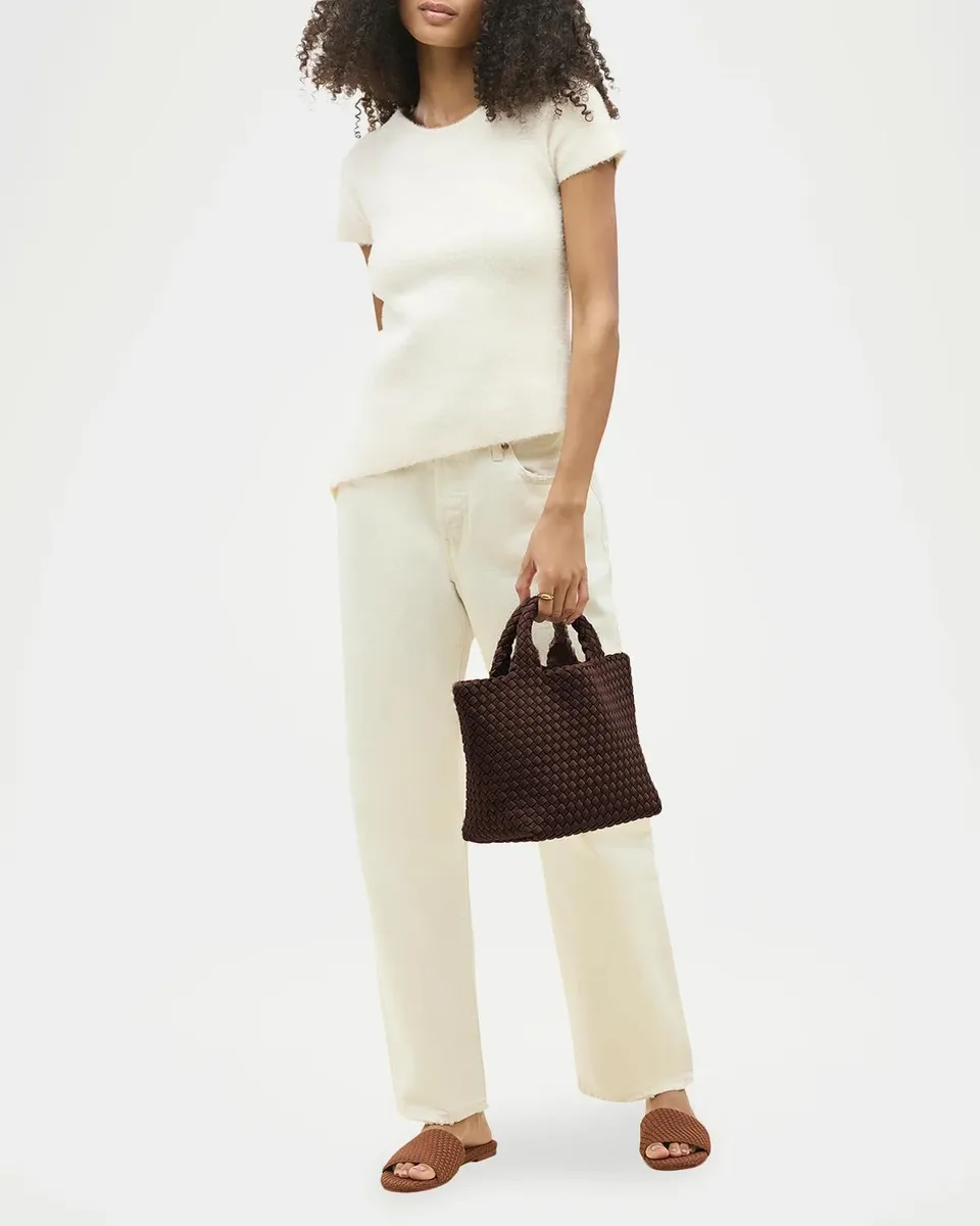 Naghedi St. Barths Small Woven Neoprene Tote Bag | Thumbnail 5 Naghedi St. Barths Small Woven Neoprene Tote Bag | Thumbnail 5