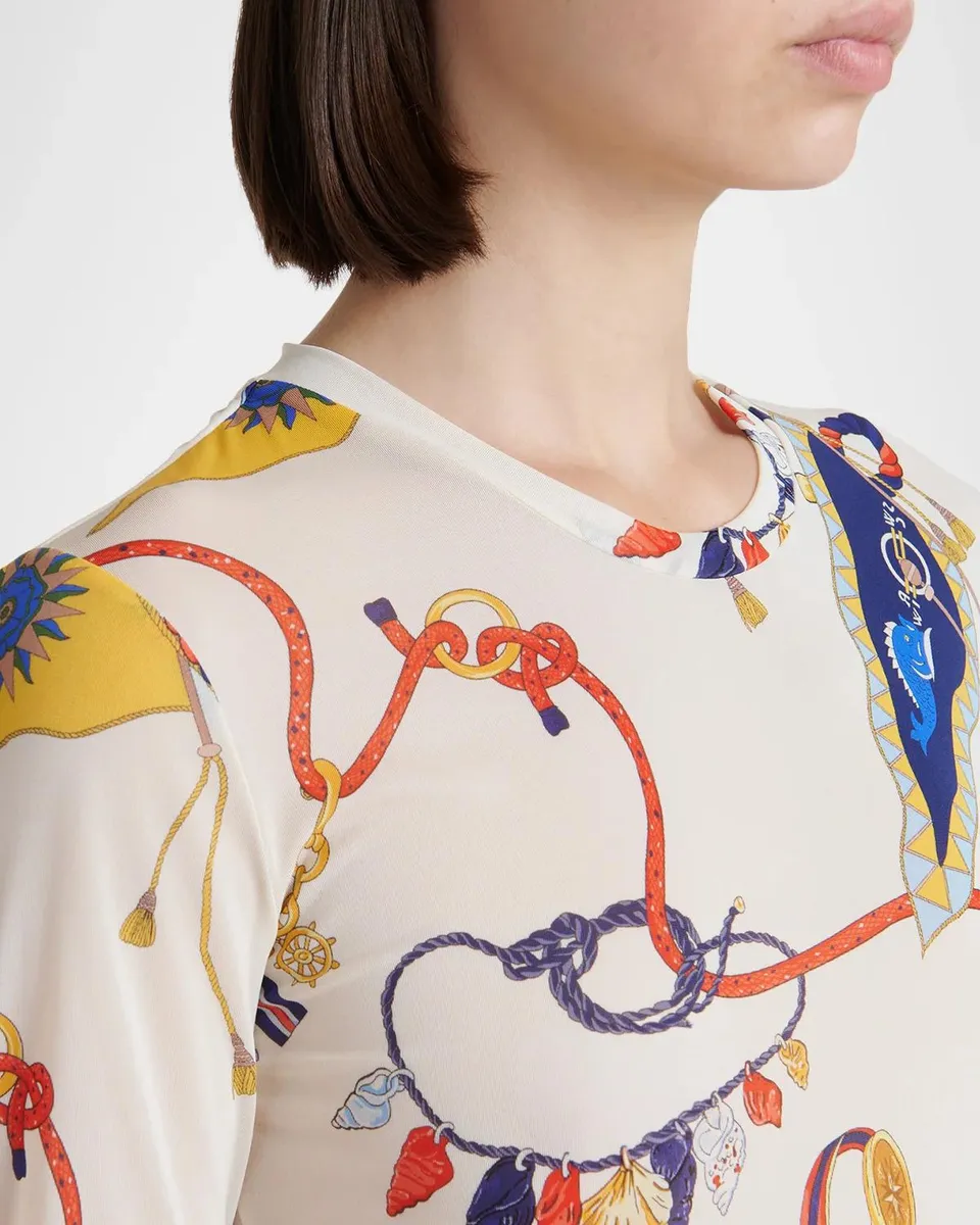 Etro Nautical-Print Jersey Long-Sleeve Top | Thumbnail 5 Etro Nautical-Print Jersey Long-Sleeve Top | Thumbnail 5