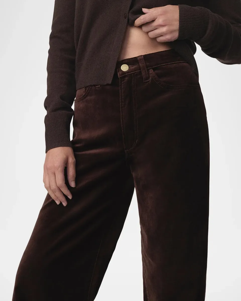 Joe's Jeans The Mia Petite Cotton-Blend Velveteen Jeans | Thumbnail 5