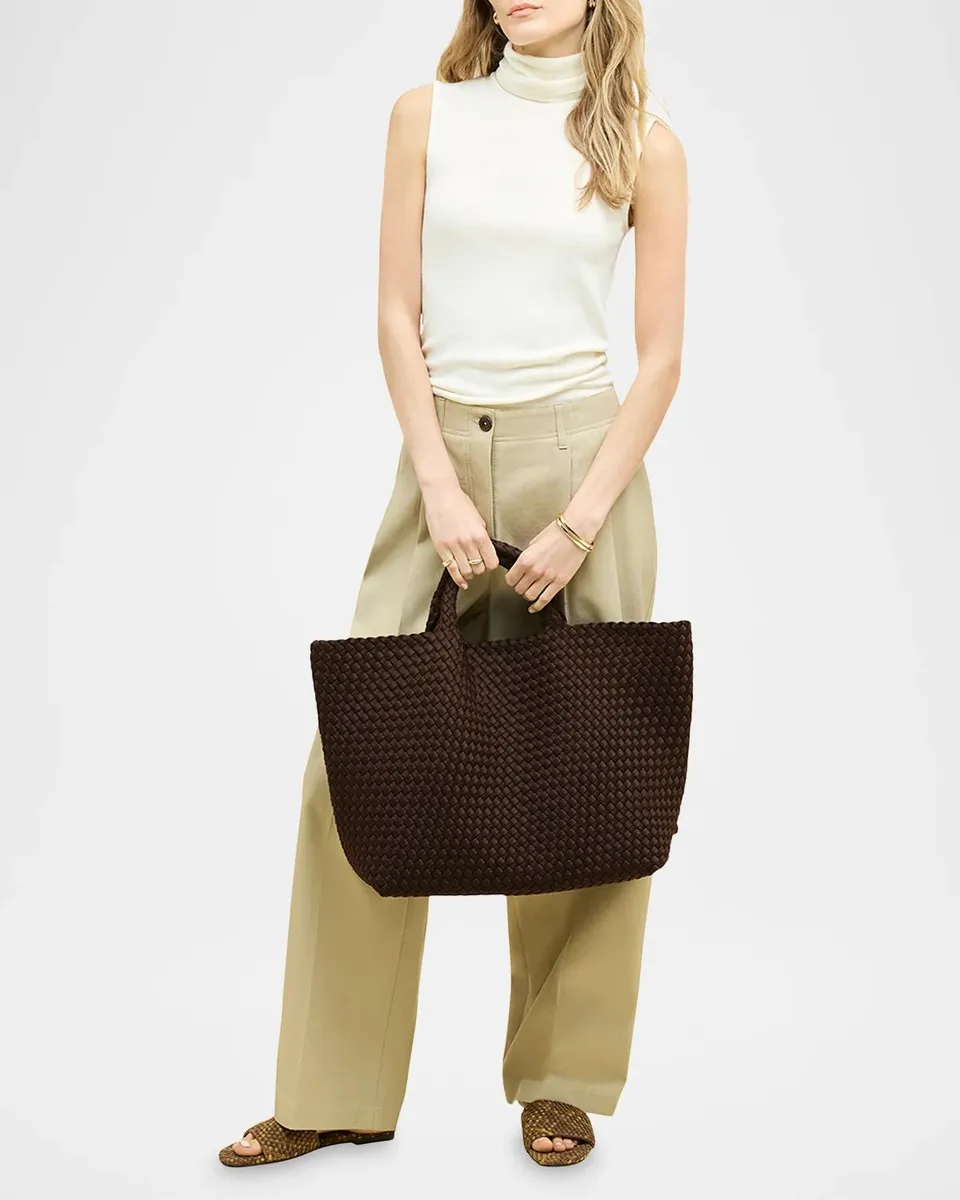 Naghedi Large St. Bartha Woven Tote Bag | Thumbnail 5 Naghedi Large St. Bartha Woven Tote Bag | Thumbnail 5