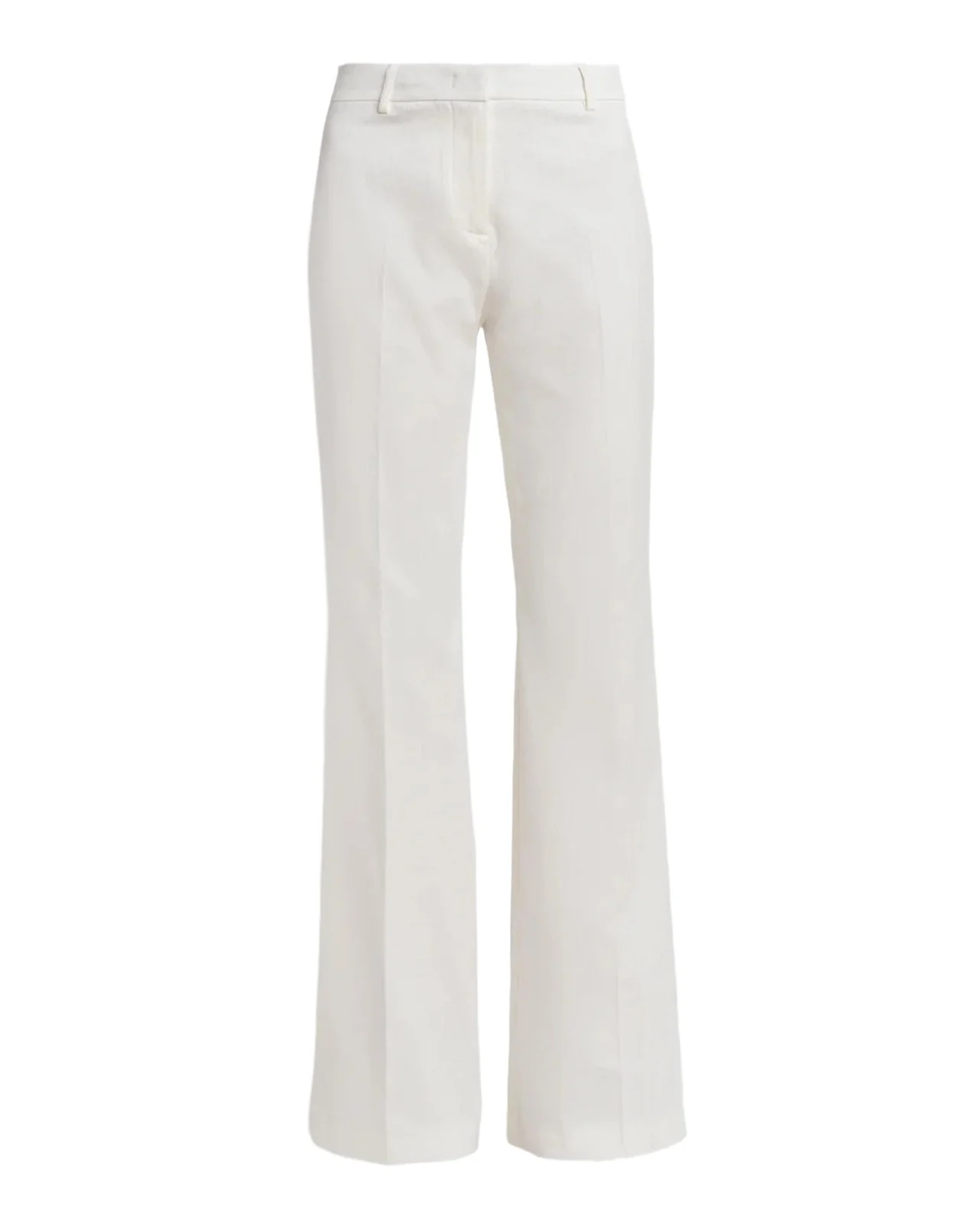 Paisley Cotton Jacquard Flare Trousers