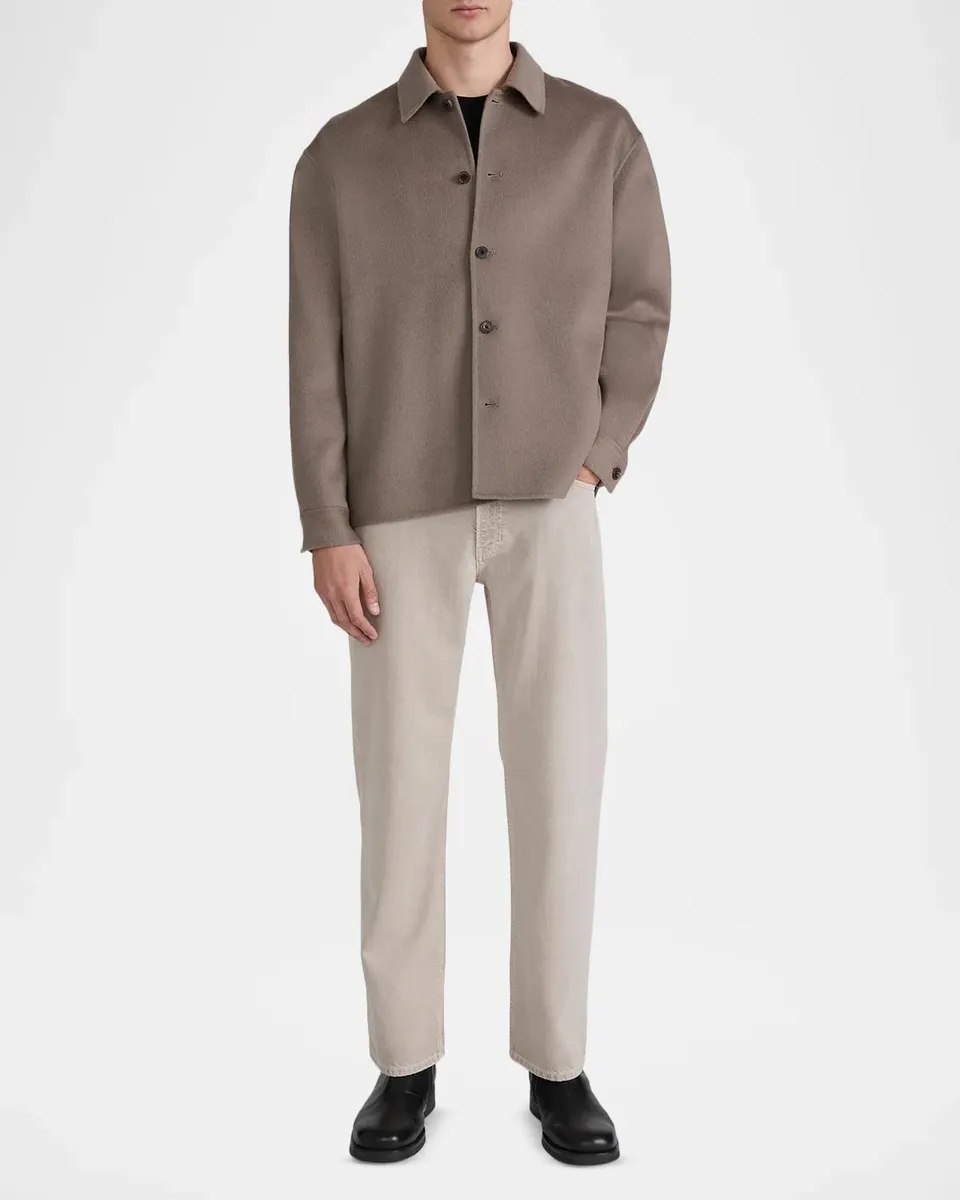 Frame Men's Double-Face Wool Overshirt | Thumbnail 2