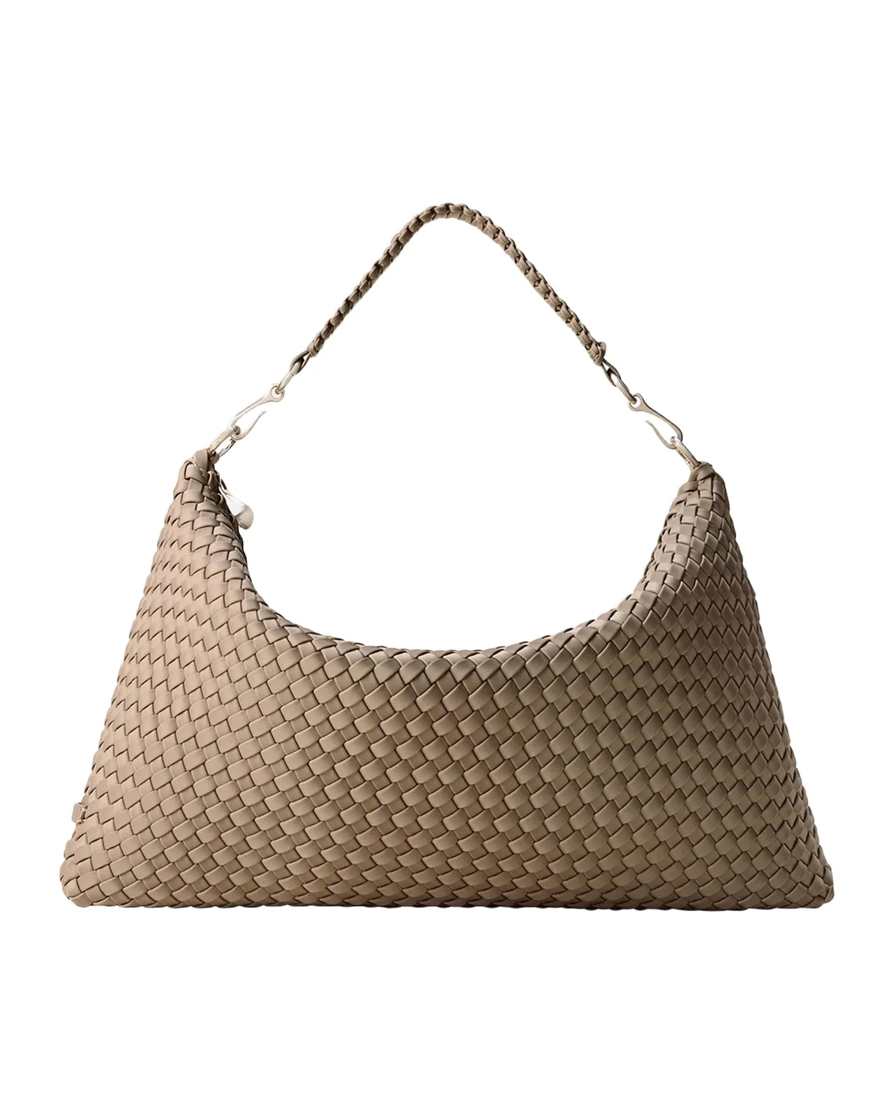 Naghedi Porto Handwoven Half-Moon Shoulder Bag