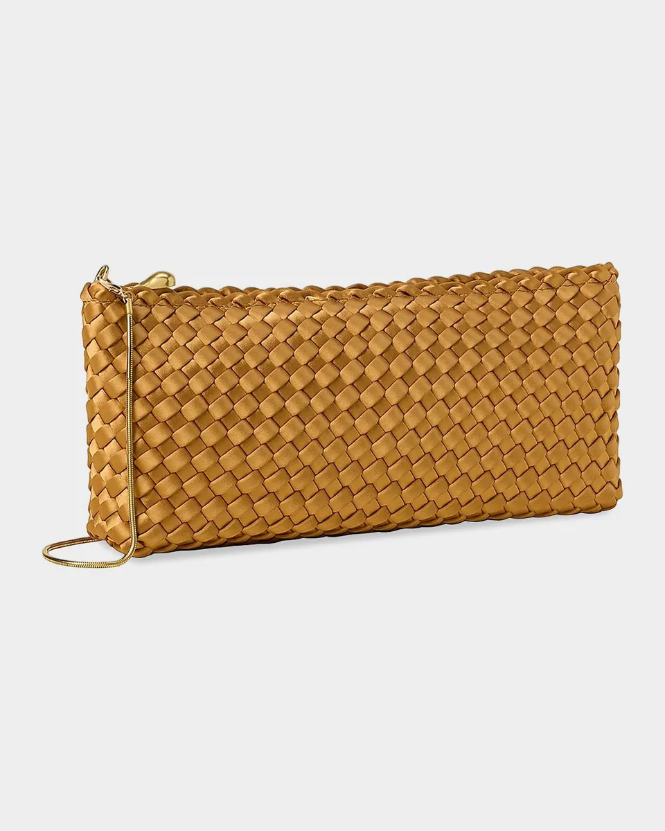 Naghedi Gala Woven Satin Clutch | Thumbnail 3