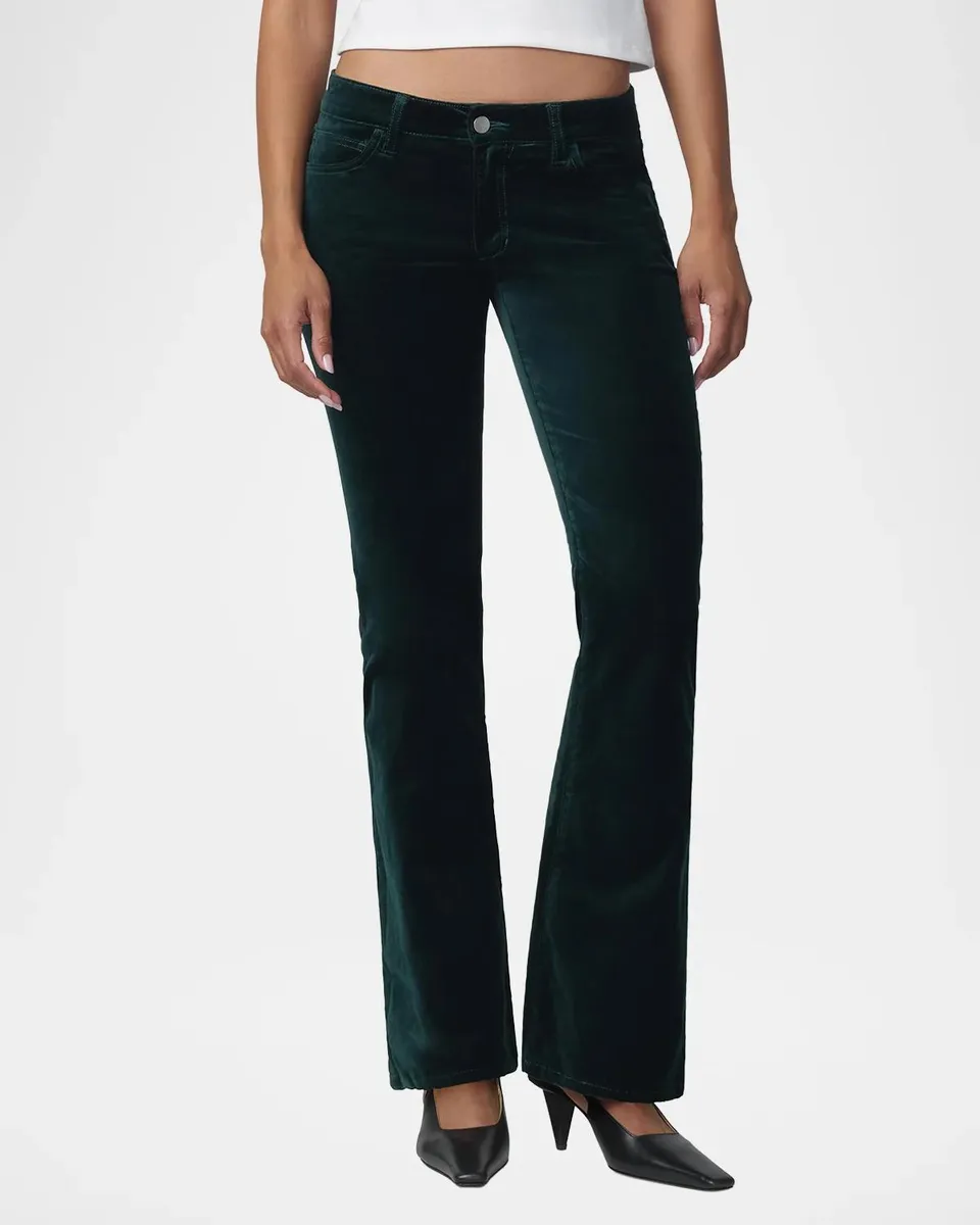 Joe's Jeans The Naomi Velveteen Mid-Rise Straight-Leg Jeans | Thumbnail 4 Joe's Jeans The Naomi Velveteen Mid-Rise Straight-Leg Jeans | Thumbnail 4