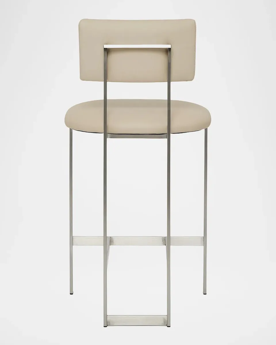 Interlude Home Landon II Vegan Leather 26" Counter Stool | Thumbnail 6