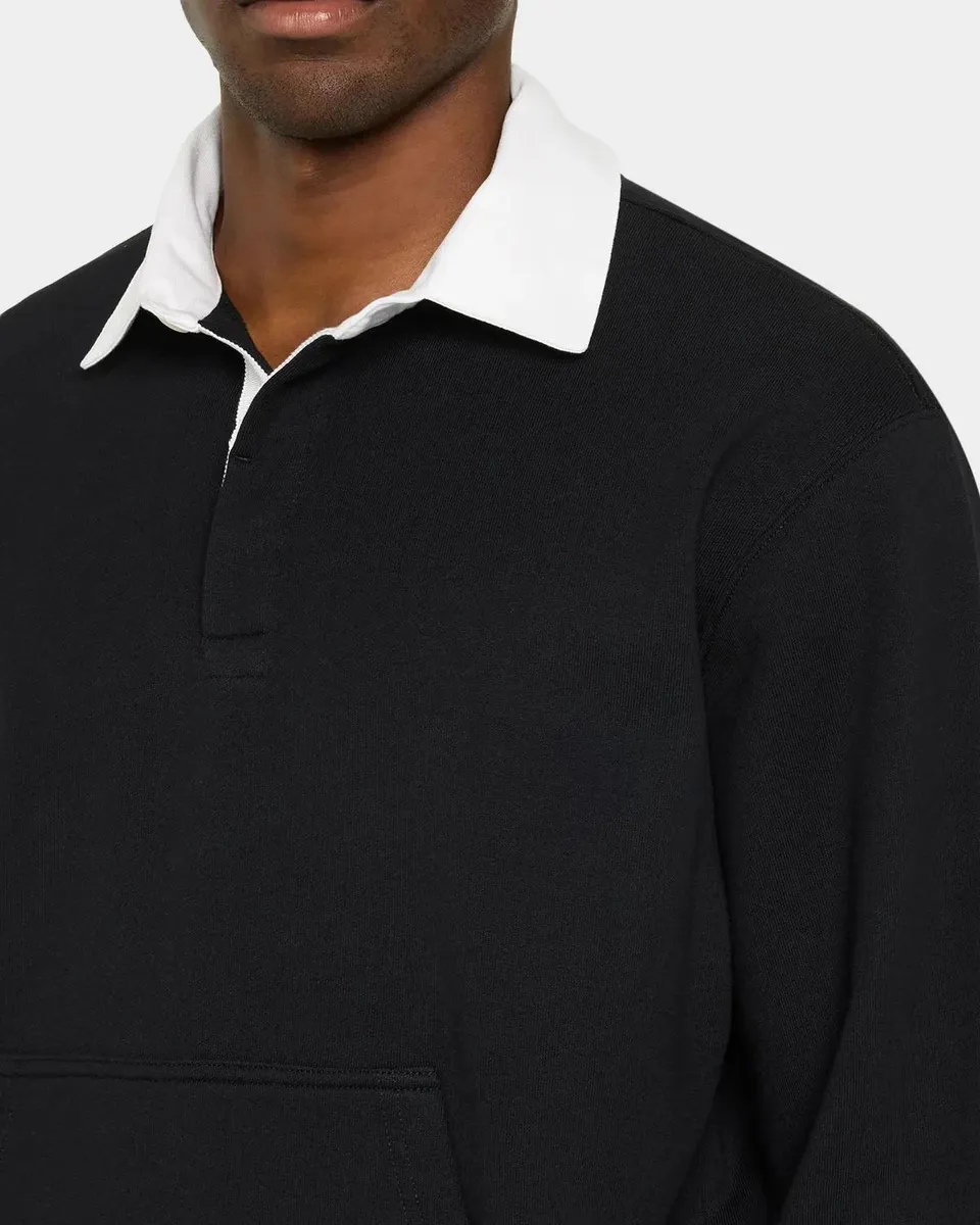 Givenchy Men's Coutoure Seam Polo Sweatshirt | Thumbnail 5