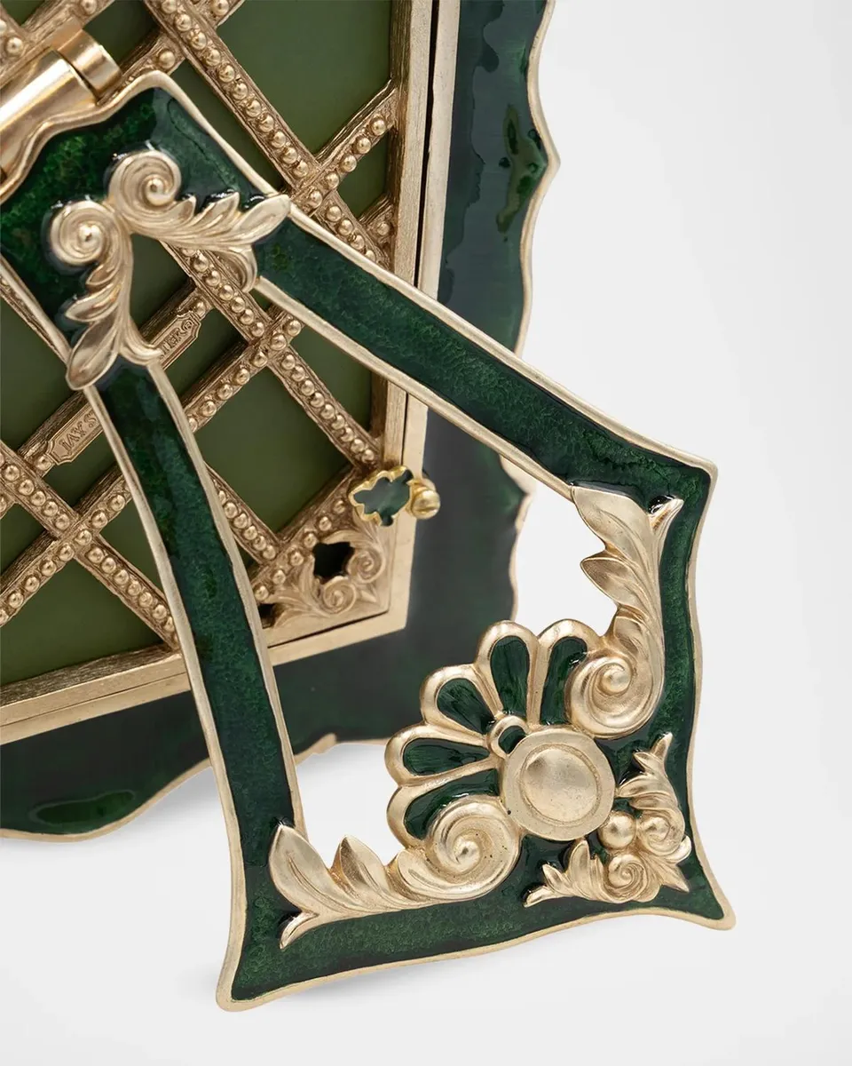 Jay Strongwater Heather Emerald Frame, 5" x 7" | Thumbnail 4 Jay Strongwater Heather Emerald Frame, 5" x 7" | Thumbnail 4