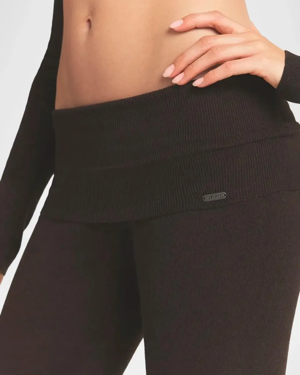 Skims Cotton Jersey Foldover Flare-Leg Pants | Thumbnail 5 Skims Cotton Jersey Foldover Flare-Leg Pants | Thumbnail 5