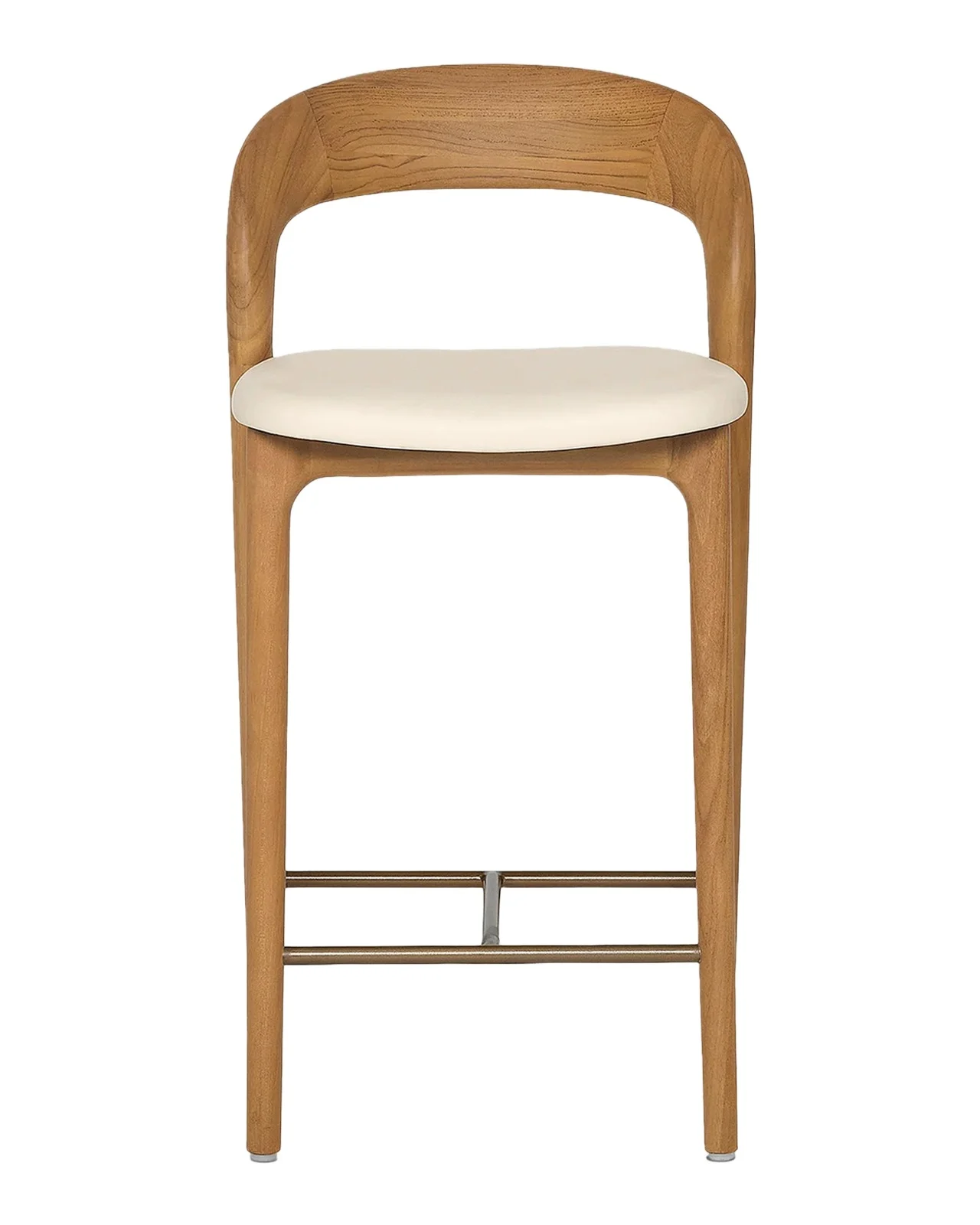 Interlude Home Felix Vegan Leather 25" Counter Stool