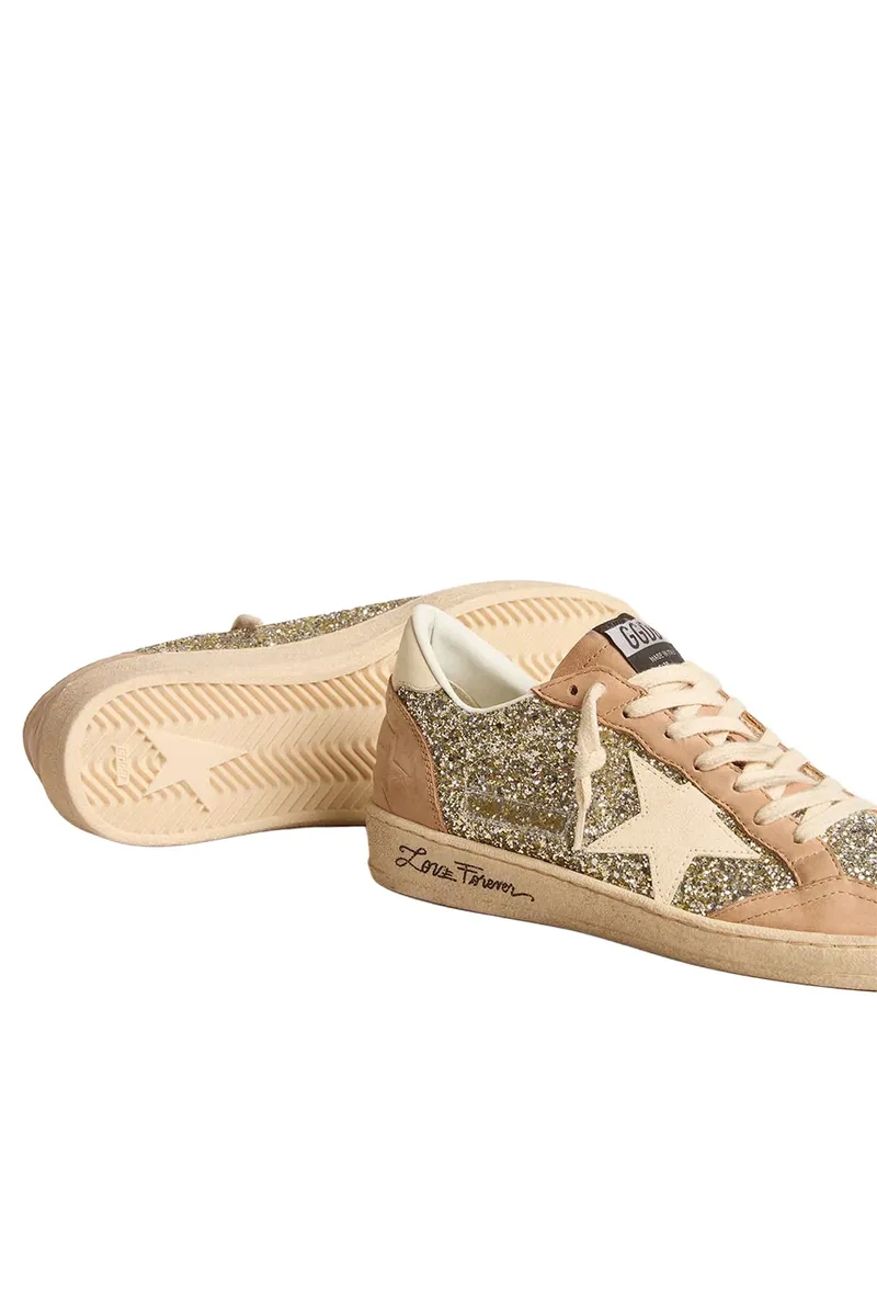 Golden Goose Ballstar Sneaker - Platinum Cream Beige | Thumbnail 4 Golden Goose Ballstar Sneaker - Platinum Cream Beige | Thumbnail 4