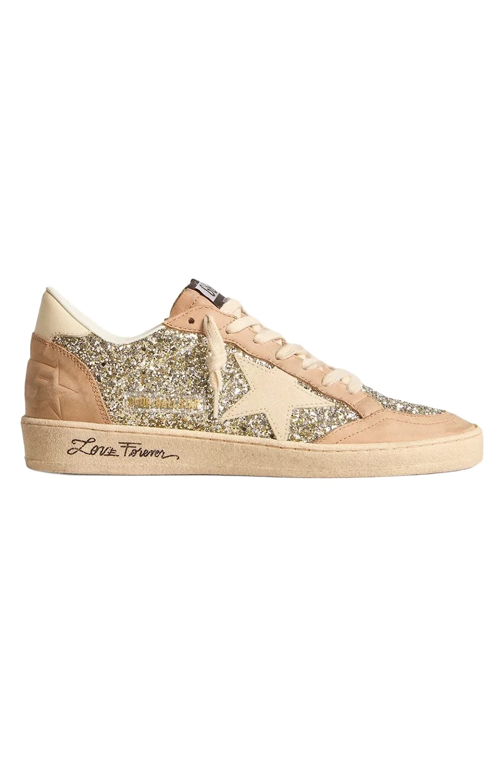 Golden Goose Ballstar Sneaker - Platinum Cream Beige