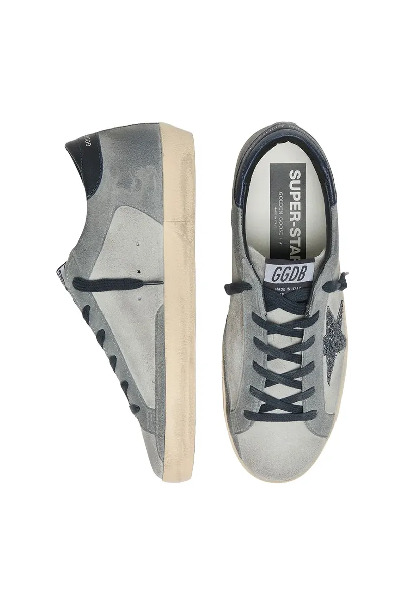 Golden Goose Super Star Sneaker - Grey Blue | Thumbnail 4 Golden Goose Super Star Sneaker - Grey Blue | Thumbnail 4