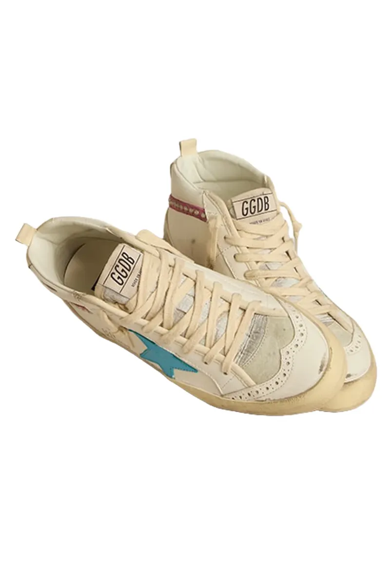 Golden Goose Midstar Sneaker - Optic White Cream | Thumbnail 2