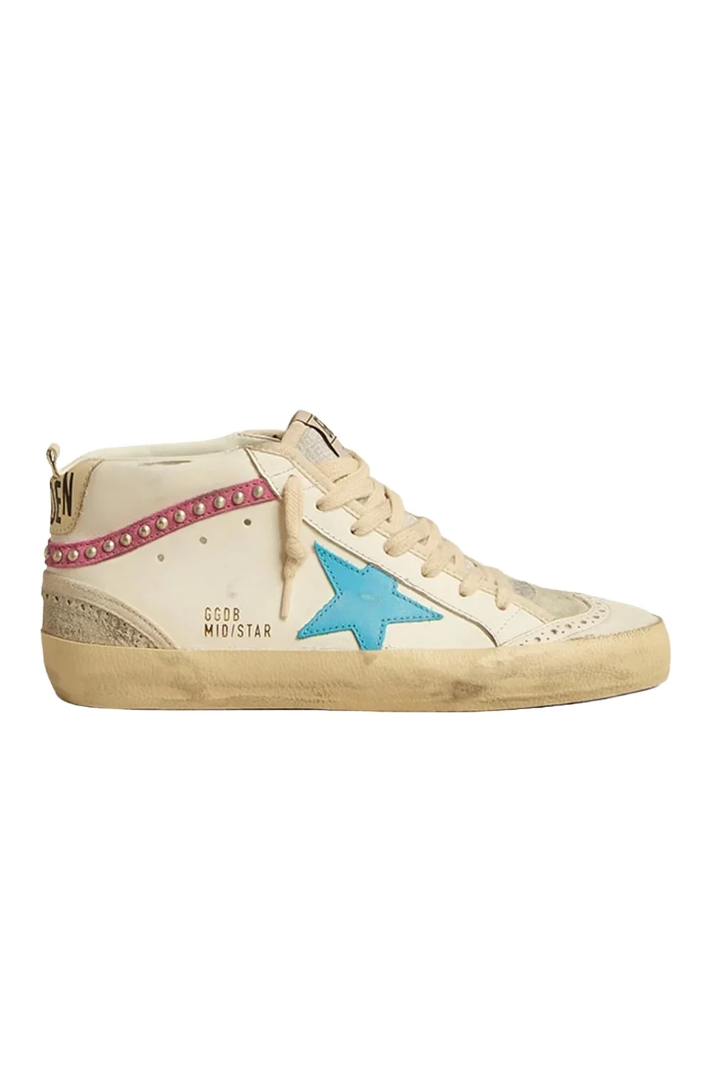 Golden Goose Midstar Sneaker - Optic White Cream