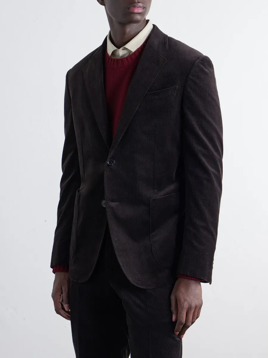 Zegna Cotton-Blend Corduroy Suit Jacket - Men | Thumbnail 3 Zegna Cotton-Blend Corduroy Suit Jacket - Men | Thumbnail 3