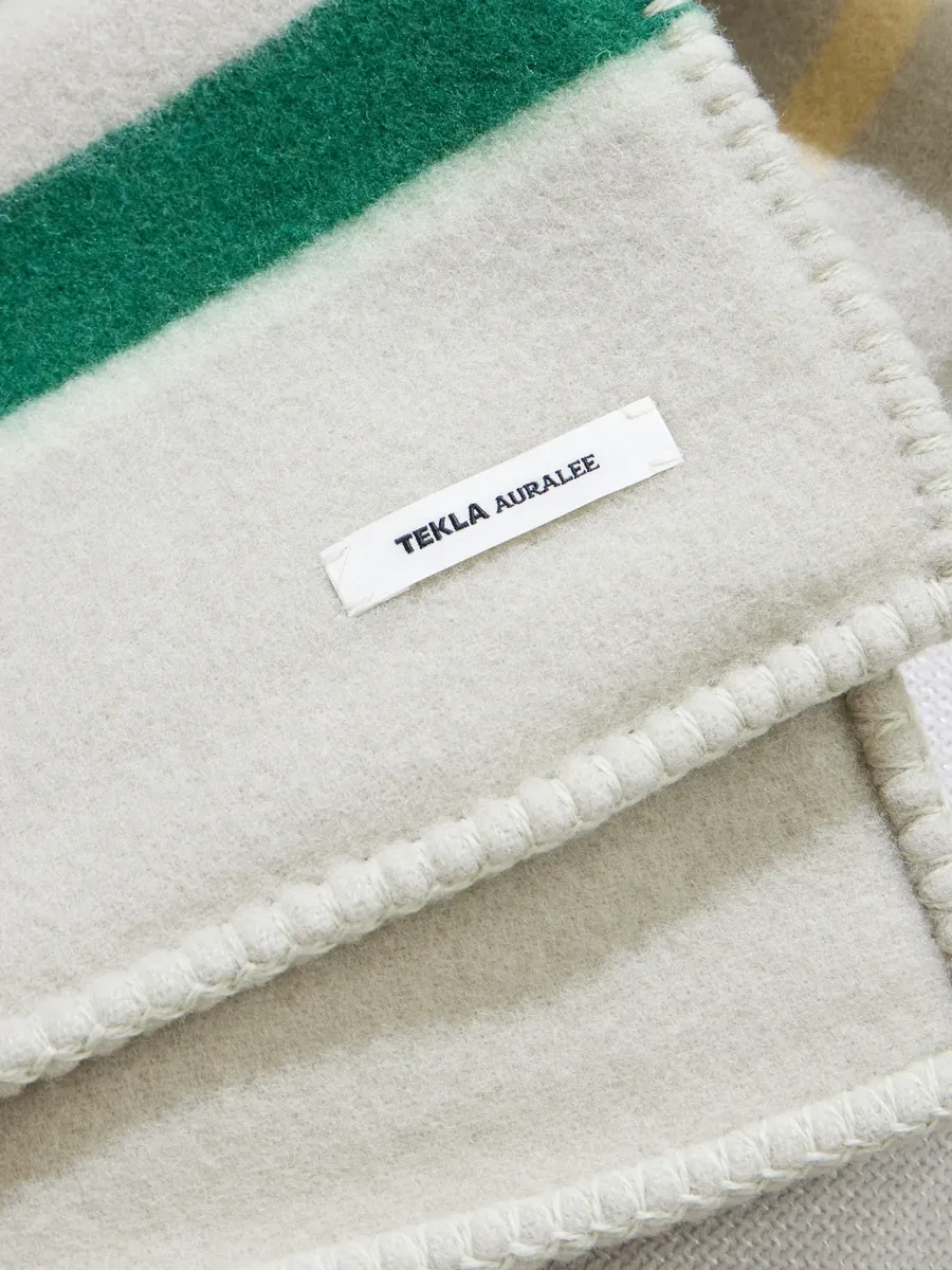 Tekla Auralee Striped Wool Blanket - Men | Thumbnail 3