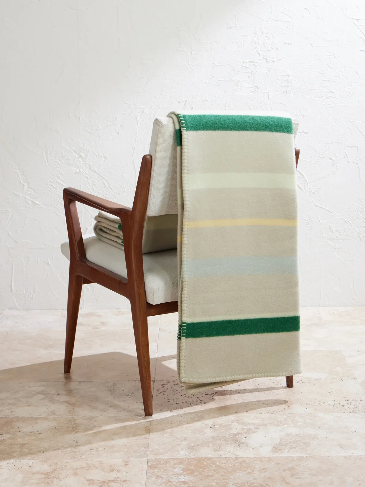 Tekla Auralee Striped Wool Blanket - Men