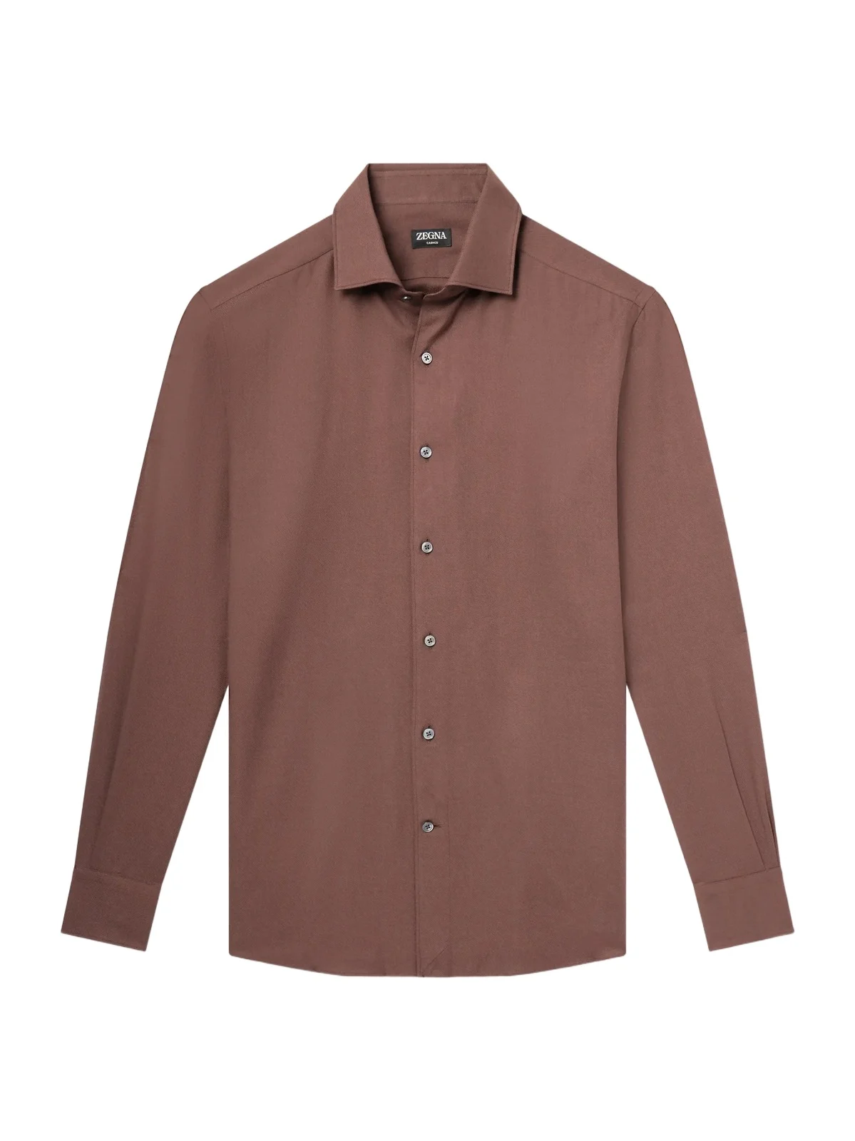 Zegna Cotton and Cashmere-Blend Twill Shirt - Men