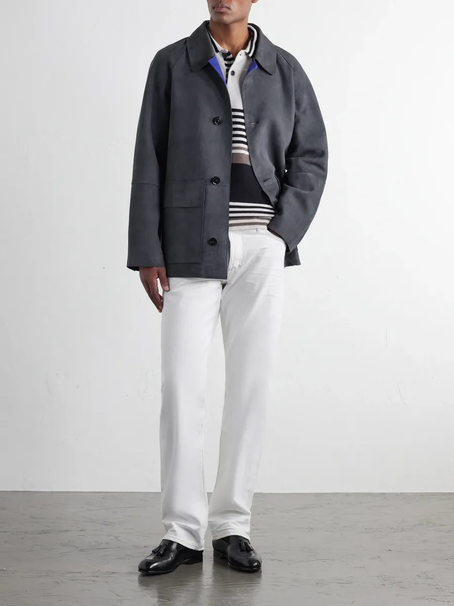 Paul Smith Oversized Bonded-Suede Jacket - Men | Thumbnail 2