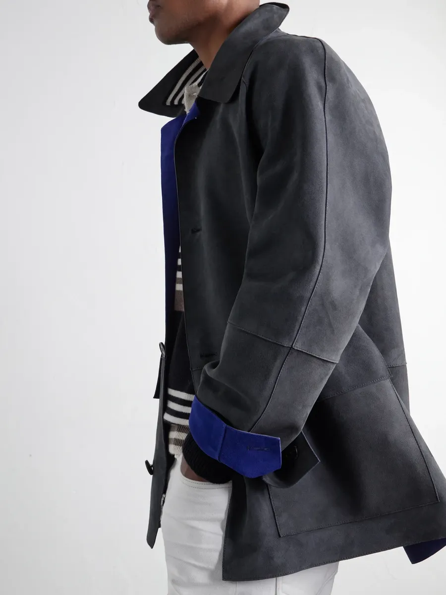 Paul Smith Oversized Bonded-Suede Jacket - Men | Thumbnail 5