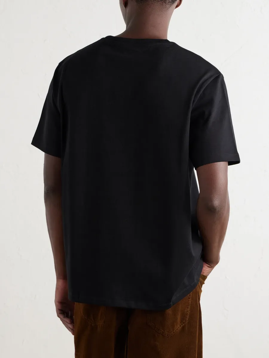 Loewe Anagram-Embroidered Cotton-Jersey T-Shirt - Men | Thumbnail 4 Loewe Anagram-Embroidered Cotton-Jersey T-Shirt - Men | Thumbnail 4