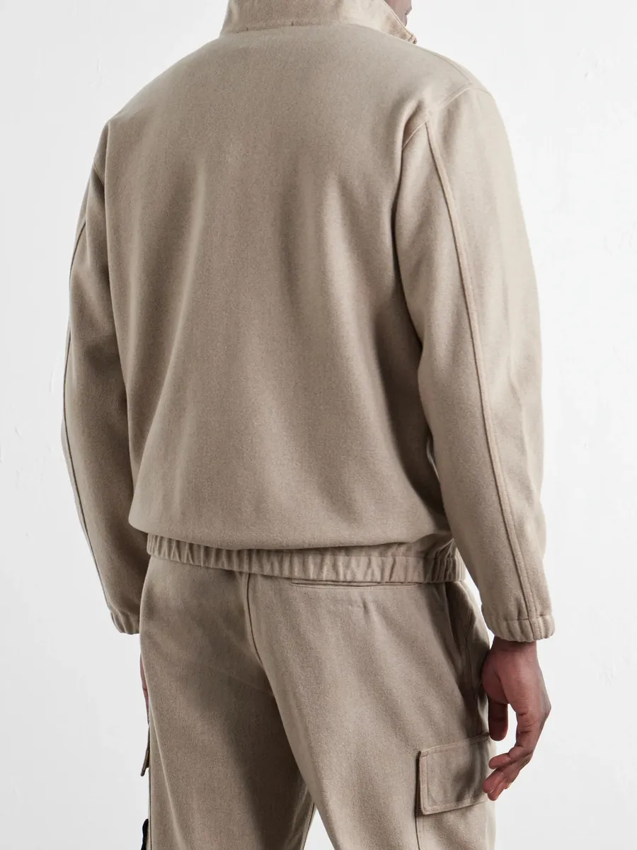 Stone Island Garment-Dyed Wool Nylon Flannel-TC Overshirt - Men | Thumbnail 4