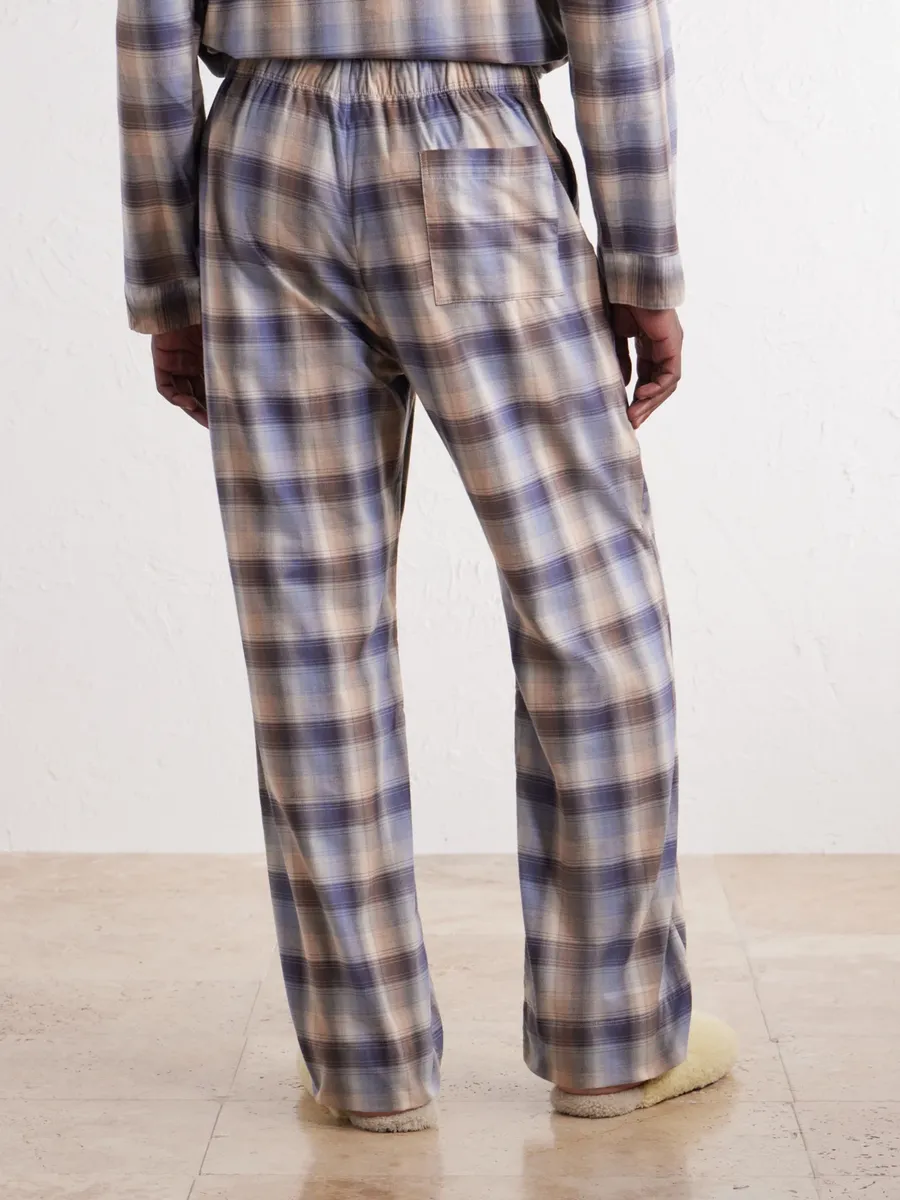 Tekla Auralee Checked Organic Cotton-Flannel Pyjama Trousers - Men | Thumbnail 4 Tekla Auralee Checked Organic Cotton-Flannel Pyjama Trousers - Men | Thumbnail 4