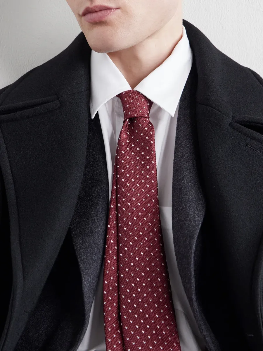 TOTEME 8cm Silk-Jacquard Tie - Men | Thumbnail 3 TOTEME 8cm Silk-Jacquard Tie - Men | Thumbnail 3