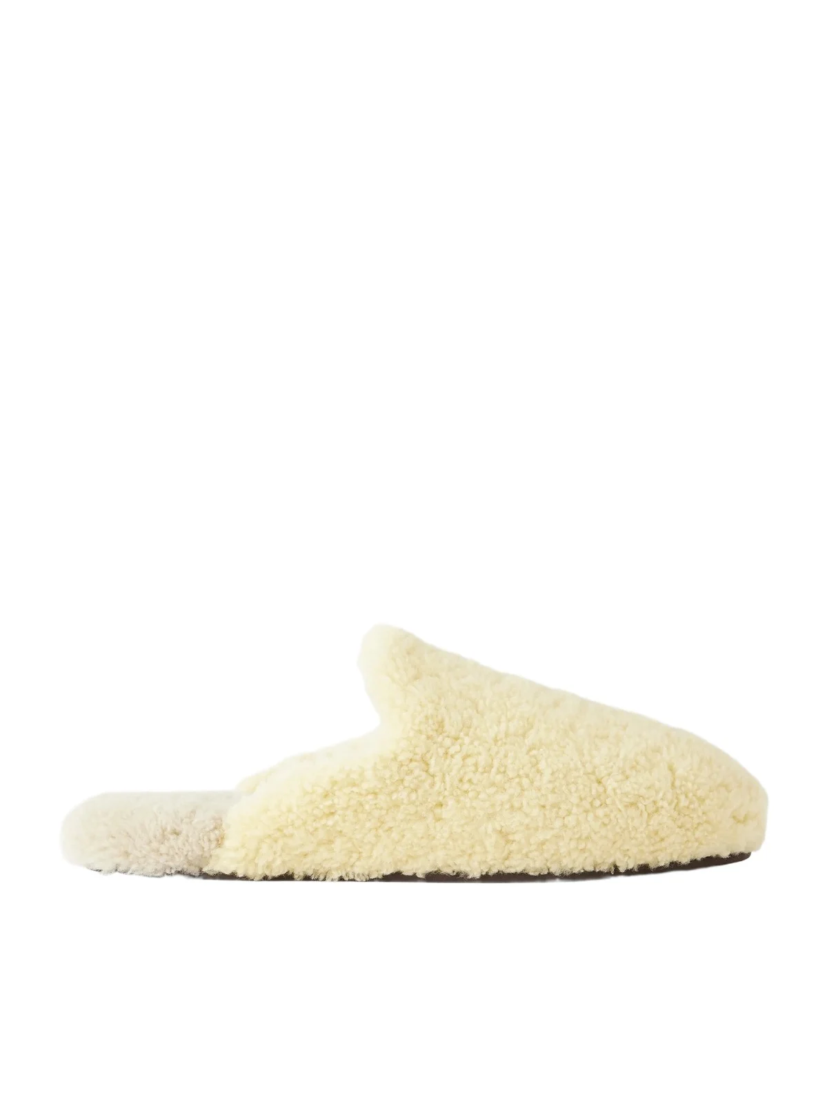 Tekla Auralee Two-Tone Shearling Slippers - Men